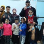 Une séance d’animation et de soutien psychologique pour les enfants de Gaza