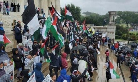 Une manifestation de masse à Washington pour condamner les crimes de l’occupation