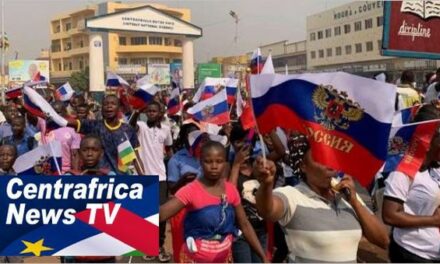 Bangui avec les Russes contre les médiamensonges russophobes de RFI