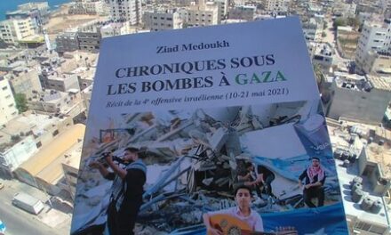 Le livre « Chroniques sous les bombes à Gaza »