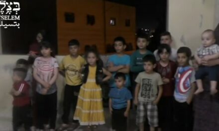 Centre d’Hébron : des soldats pénètrent dans un immeuble résidentiel et organisent une file d’attente pour les enfants d’âge scolaire