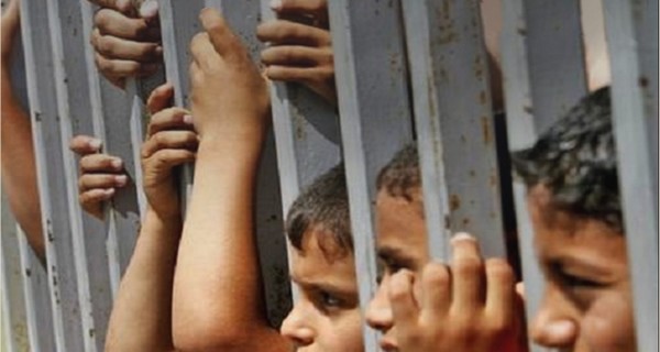 Rassemblement pour la libération immédiate des enfants prisonniers palestiniens