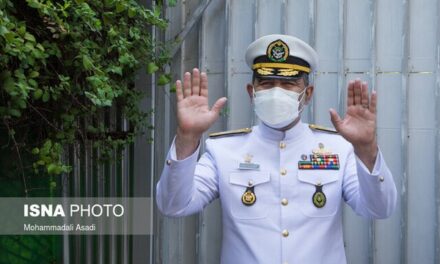 Le commandant de la Marine iranienne s’est rendu en France
