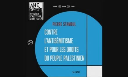 Enregistrement de la conférence-débat de Pierre Stambul : « Contre l’antisémitisme et pour les droits du peuple palestinien »