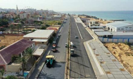 Achèvement des travaux sur les projets routiers à Gaza dans le cadre de la subvention égyptienne